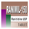 RANIMIL-150 Ranitidine USP Tablet- 150 mg.(H2 receptor antagonist)
