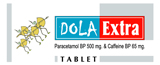 DOLA EXTRA Paracetamol BP Tablet- 500 mg.Caffeine BP 65 mg.